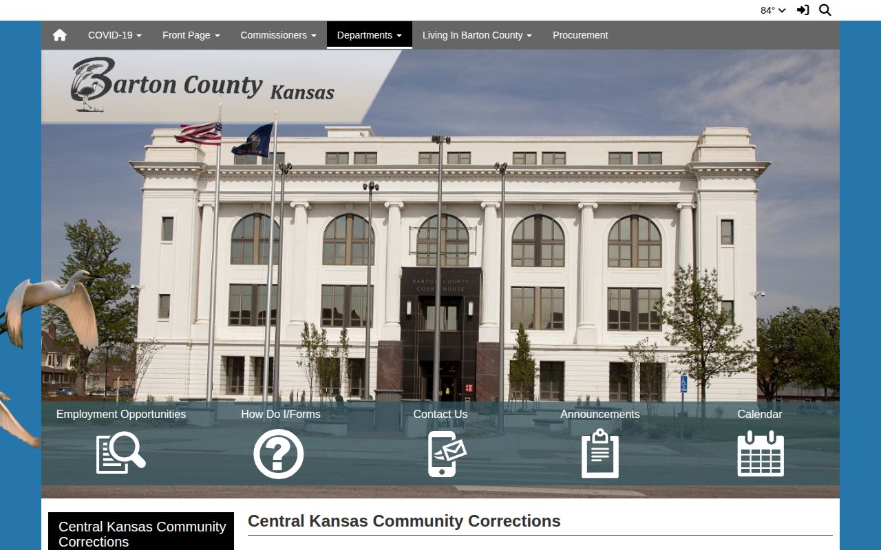 Central Kansas Community Corrections Ellsworth County supervision information